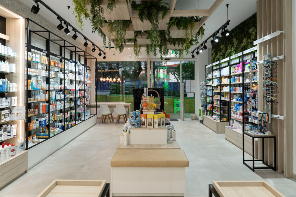 Aromaterapia ambientale in farmacia.
