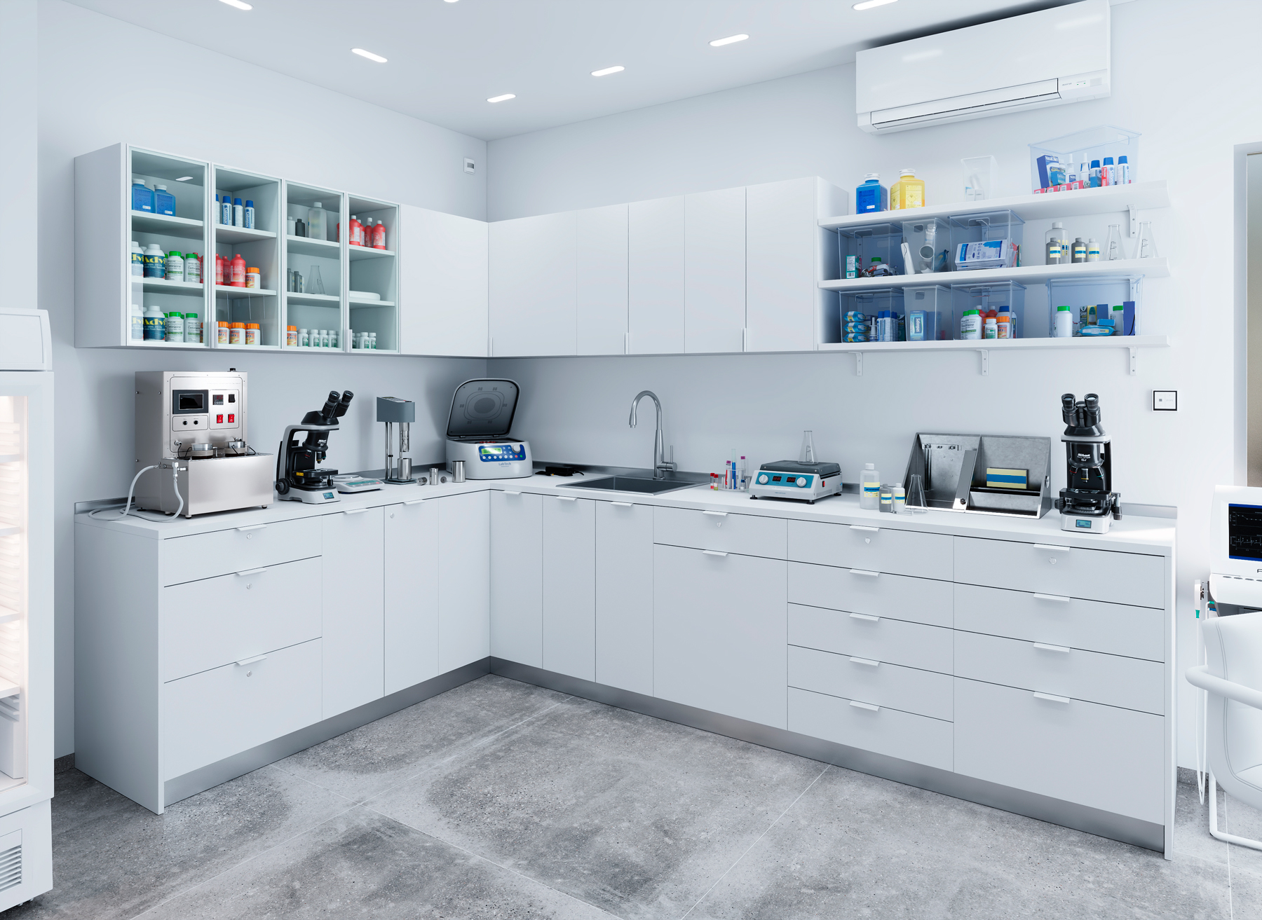 Magazzino farmacia.