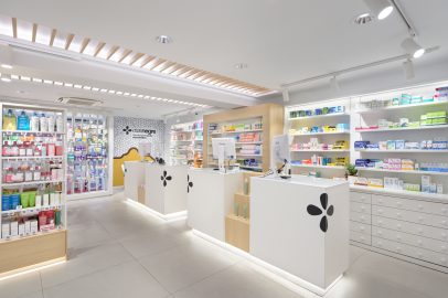 Krion® per farmacie: il materiale innovativo che combina estetica, igiene e funzionalità per spazi farmaceutici di nuova generazione